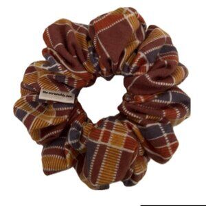 Regular Fall Scrunchie- Toasty Plaid
